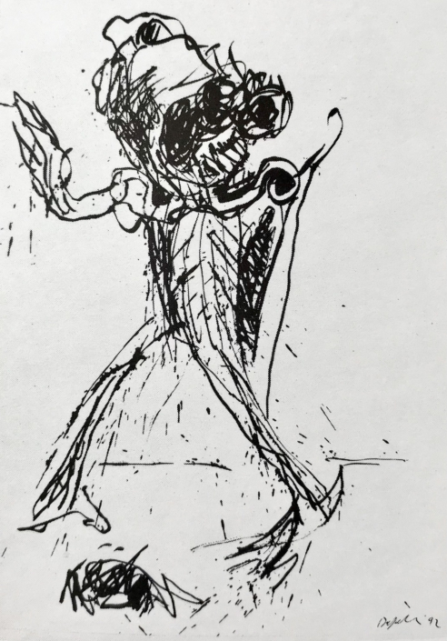 Piermario Dorigatti, Senza titolo, 1991, inchiostro su carta, 35x50 cm