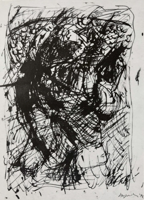 Piermario Dorigatti, Senza titolo (3), 1991, inchiostro su carta, 35x50 cm